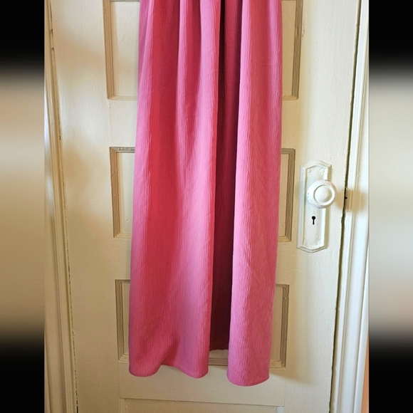 Zara dusty rose pink mauve boho midi dress - Picture 8 of 10